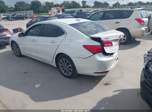 19UUB1F38KA009367 2019 ACURA TLX White Trasero izquierdo