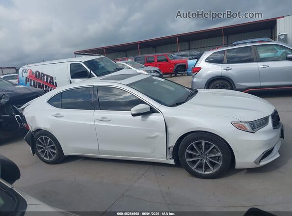 19UUB1F38KA009367 2019 ACURA TLX White Vista interior trasera