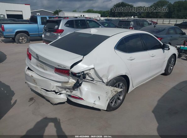 19UUB1F38KA009367 2019 ACURA TLX White Trasero derecho