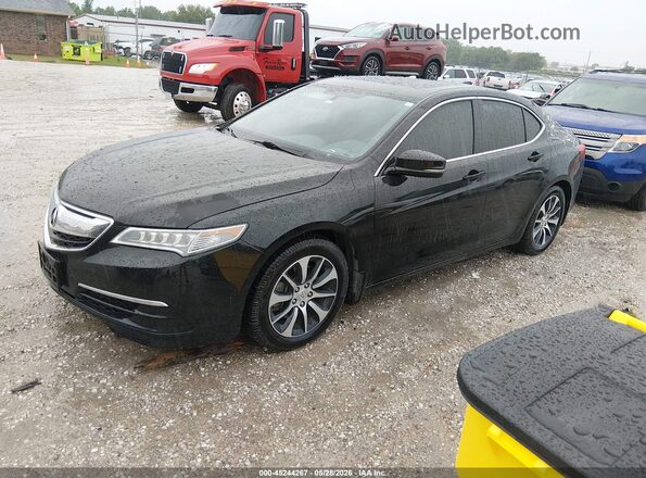 19UUB1F39GA015766 2016 ACURA TLX Black Przód lewy