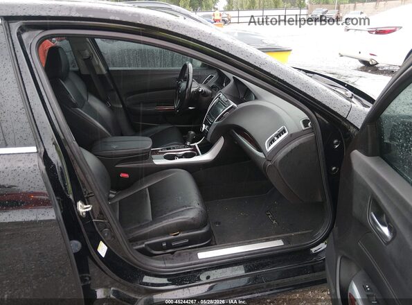 19UUB1F39GA015766 2016 ACURA TLX Black Widok wnętrza z przodu