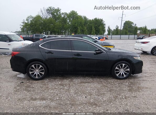 19UUB1F39GA015766 2016 ACURA TLX Black Widok wnętrza z tyłu