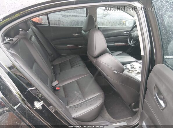 19UUB1F39GA015766 2016 ACURA TLX Black Widok naklejki z numerem VIN