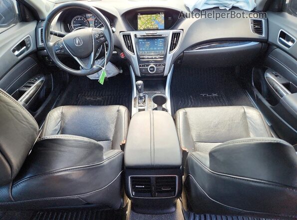 19UUB1F53KA000836 2019 ACURA TLX White Առջևի վահանակի տեսք