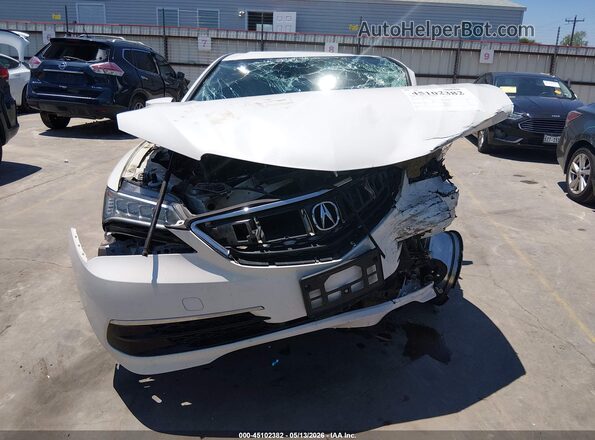 19UUB1F56GA013376 2016 ACURA TLX White Vista del cuadro de instrumentos