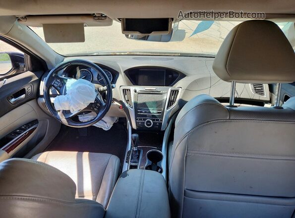 19UUB1F58GA011189 2016 ACURA TLX Gray Вид панелі приладів