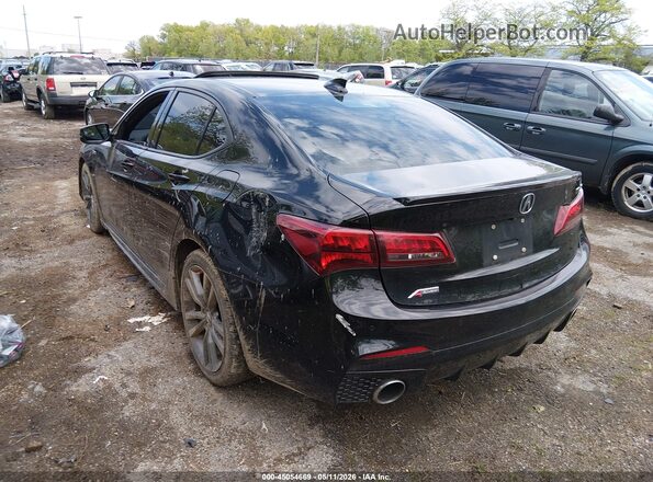 19UUB1F66KA006039 2019 ACURA TLX Black Trasero izquierdo