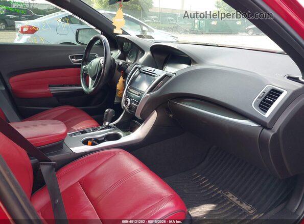 19UUB1F68KA006124 2019 ACURA TLX Red წინა სალონის ხედი