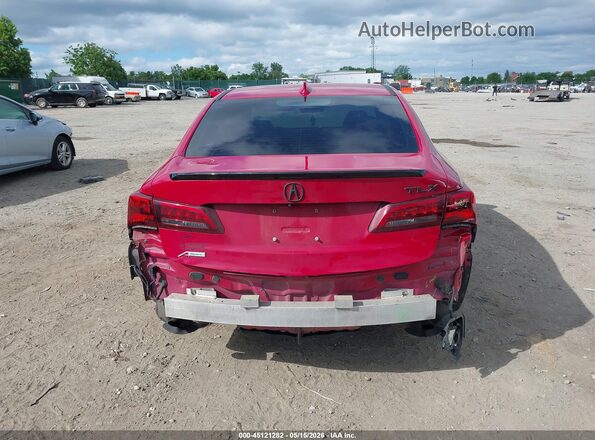 19UUB1F68KA006124 2019 ACURA TLX Red 