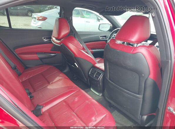 19UUB1F68KA006124 2019 ACURA TLX Red VIN კოდის სტიკერის ხედი