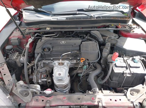 19UUB1F68KA006124 2019 ACURA TLX Red უკანა ხედი