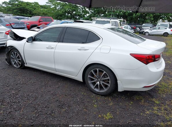 19UUB2F30HA004825 2017 ACURA TLX White Հետևի ձախ