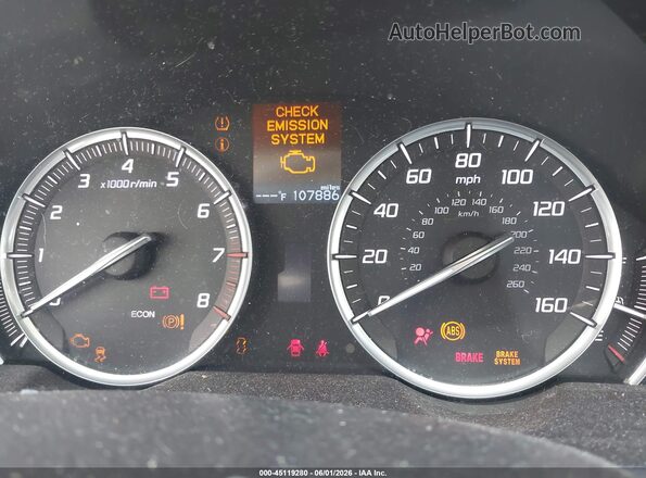19UUB2F31GA006467 2016 ACURA TLX White Вид задніх сидінь