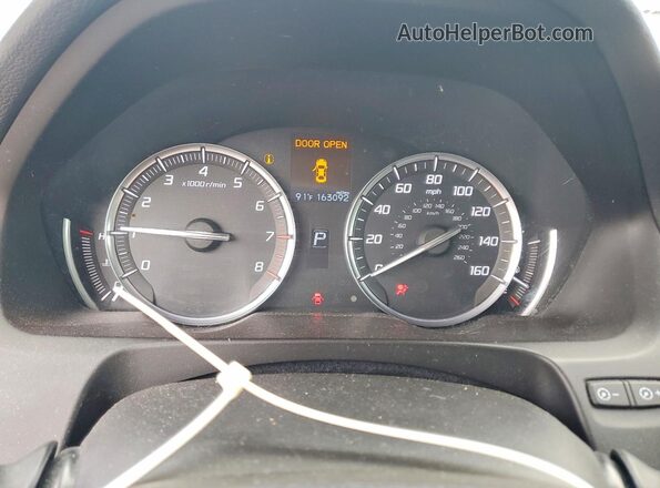 19UUB2F32GA010690 2016 ACURA TLX Black Instrument cluster view