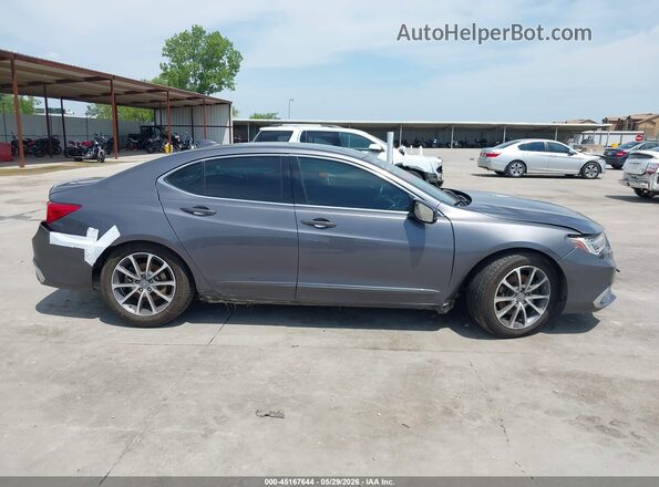 19UUB2F32LA002342 2020 ACURA TLX Gray Вид щитка приладів