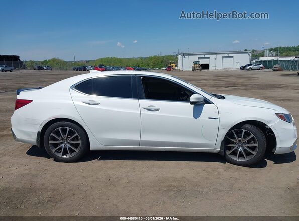 19UUB2F33JA010608 2018 ACURA TLX White Սալոնի հետևի տեսք