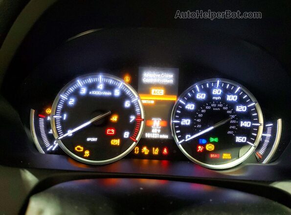19UUB2F34KA004642 2019 ACURA TLX Серый Вид щитка приборов