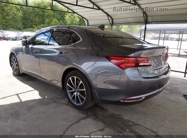19UUB2F37HA007530 2017 ACURA TLX Black Tył lewy