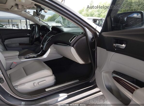 19UUB2F37HA007530 2017 ACURA TLX Black Widok wnętrza z przodu