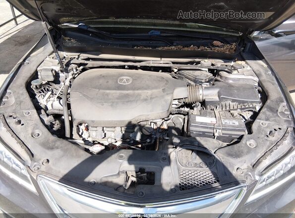 19UUB2F37HA007530 2017 ACURA TLX Black Widok z tyłu