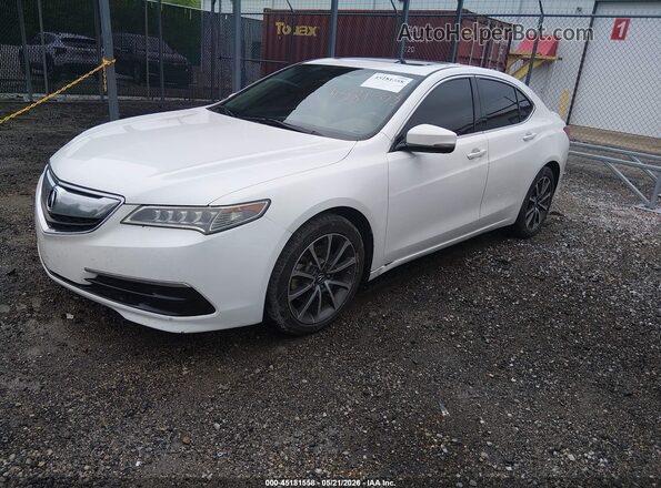 19UUB2F3XHA001205 2017 ACURA TLX Белый Передняя левая четверть