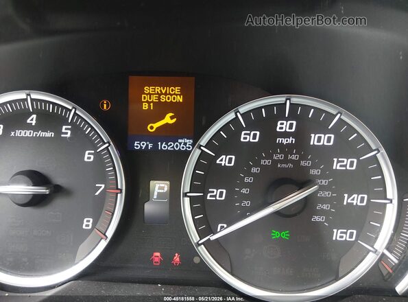 19UUB2F3XHA001205 2017 ACURA TLX Белый Вид задних сидений