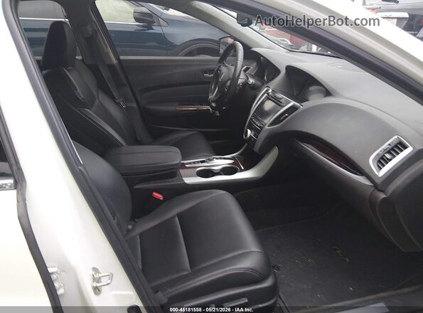 19UUB2F3XHA001205 2017 ACURA TLX Белый Вид салона спереди