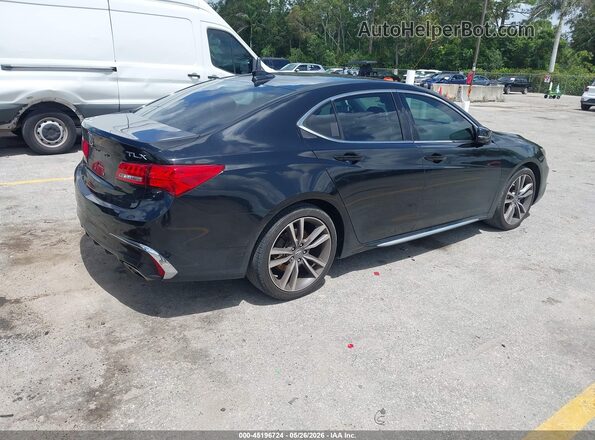 19UUB2F47KA006491 2019 ACURA TLX Черный Задняя правая четверть