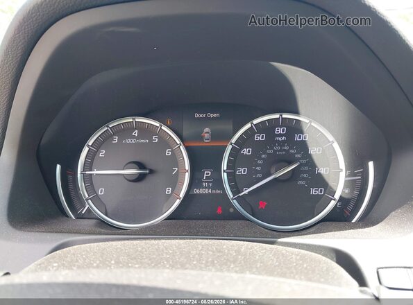 19UUB2F47KA006491 2019 ACURA TLX Черный Вид задних сидений