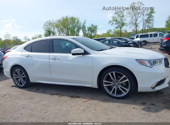 19UUB2F49LA001102 2020 ACURA TLX Белый Вид задней части салона