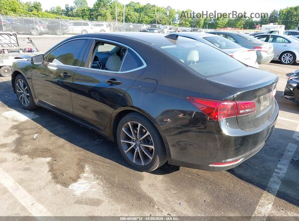 19UUB2F52GA010514 2016 ACURA TLX Black Trasero izquierdo