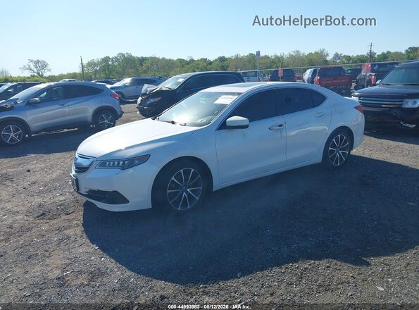 19UUB2F54GA005041 2016 ACURA TLX White Vista tres cuartos delantera izquierda