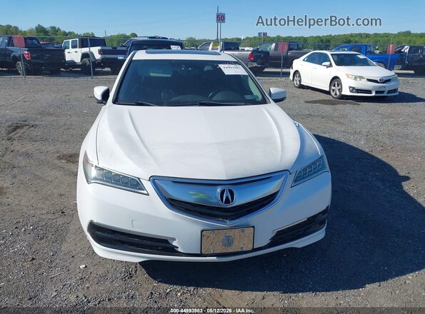 19UUB2F54GA005041 2016 ACURA TLX White Vista del cuadro de instrumentos