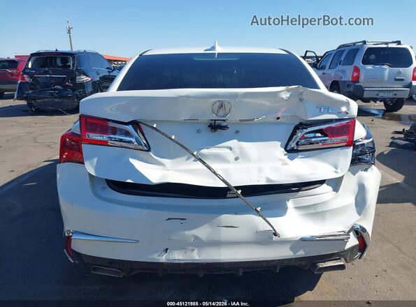 19UUB2F55JA010711 2018 ACURA TLX White Դիմացի տեսք