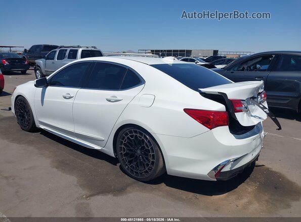 19UUB2F55JA010711 2018 ACURA TLX White Հետևի ձախ