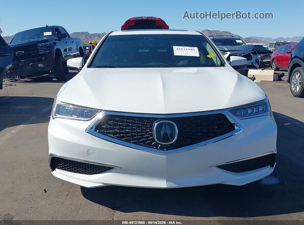 19UUB2F55JA010711 2018 ACURA TLX White Սարքավորումների վահանակի տեսք