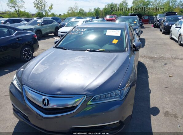 19UUB2F59HA004663 2017 ACURA TLX Gray Vista frontal