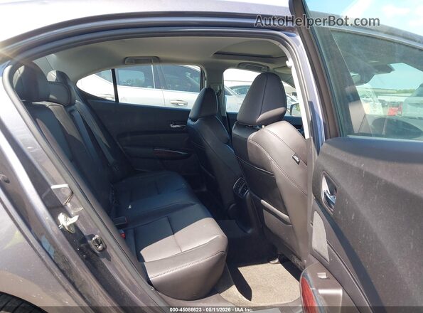 19UUB2F59HA004663 2017 ACURA TLX Gray Vista de la etiqueta del VIN
