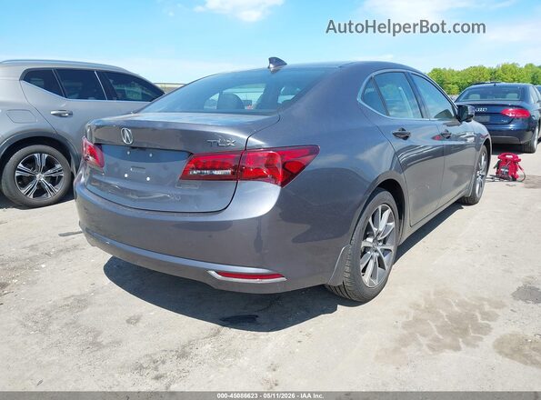 19UUB2F59HA004663 2017 ACURA TLX Gray Trasero derecho