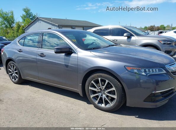 19UUB2F59HA004663 2017 ACURA TLX Gray Vista interior trasera