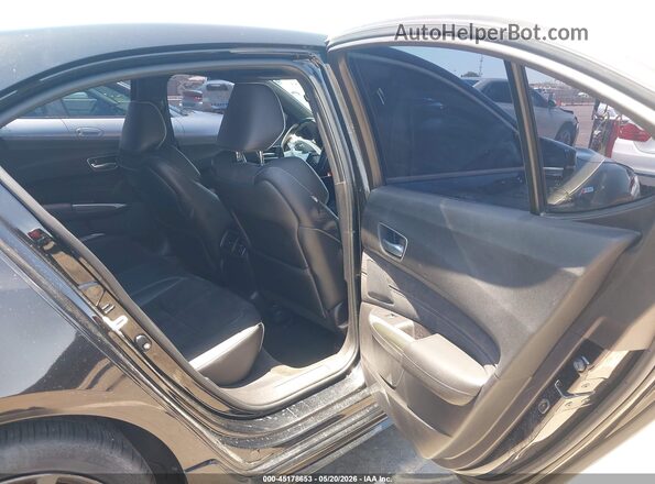 19UUB2F61JA007815 2018 ACURA TLX Black VIN კოდის სტიკერის ხედი