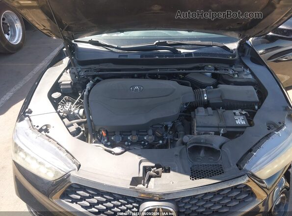 19UUB2F61JA007815 2018 ACURA TLX Black უკანა ხედი