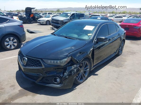 19UUB2F61JA007815 2018 ACURA TLX Black წინა ხედი