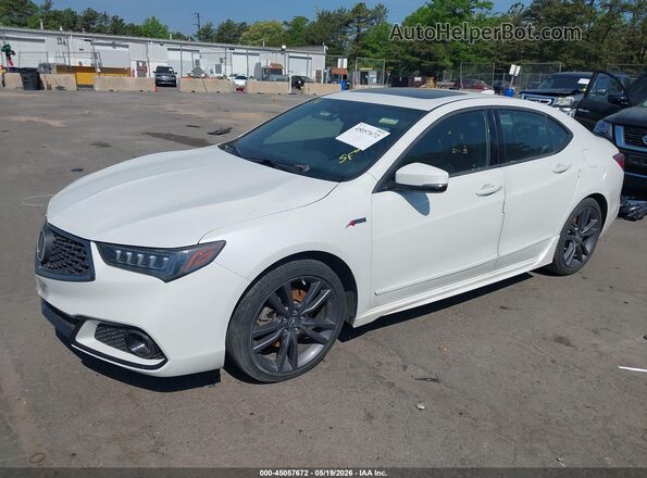 19UUB2F64KA006076 2019 ACURA TLX White Przód lewy