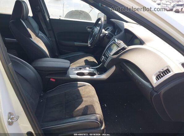 19UUB2F64KA006076 2019 ACURA TLX White Widok wnętrza z przodu