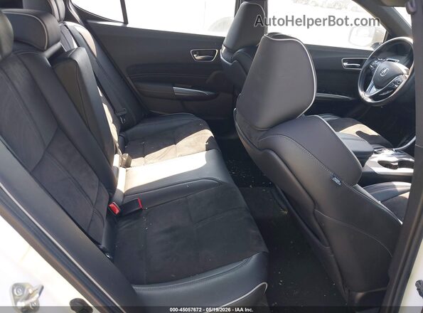 19UUB2F64KA006076 2019 ACURA TLX White Widok naklejki z numerem VIN