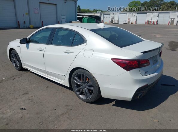 19UUB2F64KA006076 2019 ACURA TLX White Tył lewy