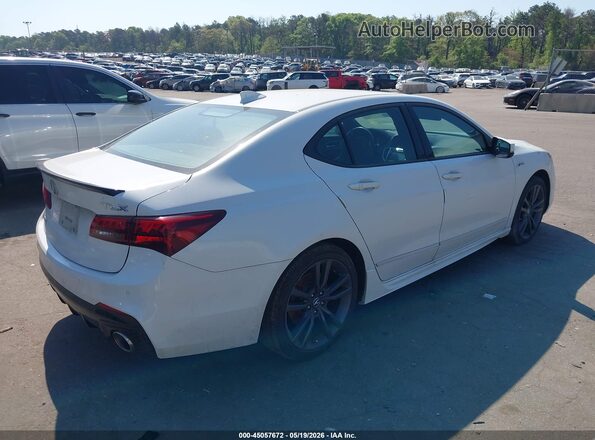19UUB2F64KA006076 2019 ACURA TLX White Tył prawy