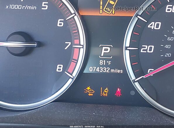 19UUB2F64KA006076 2019 ACURA TLX White Widok tylnych siedzeń