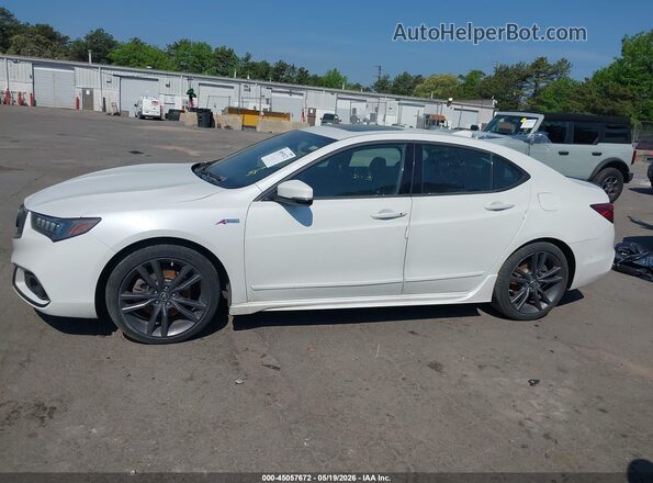 19UUB2F64KA006076 2019 ACURA TLX White Widok wnętrza 360 stopni
